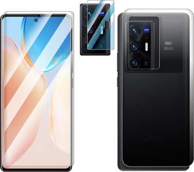 FCS Front and Back Screen Guard for Vivo X70 Pro Plus, V2145A, V2114, Combo Front + Back + Camera Lens Protector(Pack of 3) FCS Front and Back Screen Guard for Vivo X70 Pro Plus, V2145A, V2114, Combo Front + Back + Camera Lens Protector(Pack of 3)