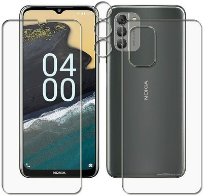 DVTECH Front and Back Screen Guard for 9H Crystal Clear Front And TPU BackNokia G400(Pack of 1)