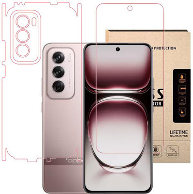 ECMERED Front and Back Screen Guard for OPPO RENO 12 PRO 5G, OPPO RENO12 PRO(Pack of 1)