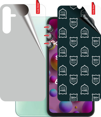 TIT ART Front and Back Screen Guard for SAMSUNG Galaxy F15 5G, Galaxy F15 5G, {CAMERA GLASS}(Pack of 3)