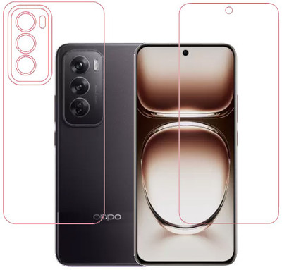 HOBBYTRONICS Front and Back Screen Guard for OPPO RENO 12 PRO 5G, OPPO RENO12 PRO(Pack of 1)