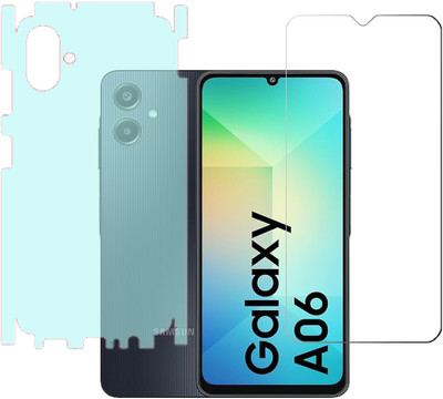 KARTRAY Front and Back Screen Guard for Samsung Galaxy A06(Pack of 2)
