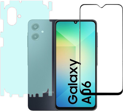 KARTRAY Front and Back Screen Guard for Samsung Galaxy A06(Pack of 2)