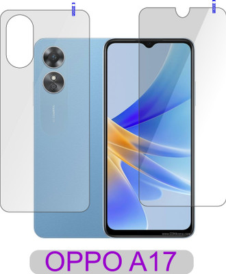 PONDRIK Front and Back Screen Guard for OPPO A17(Pack of 2)