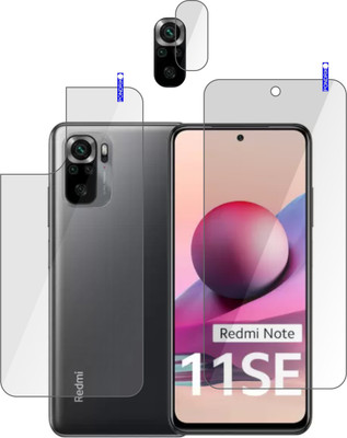 PONDRIK Front and Back Screen Guard for REDMI Note 11 SE(Pack of 3)