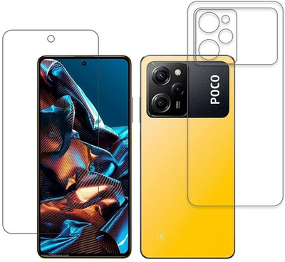 DVMART Front and Back Screen Guard for 9H Xiaomi Poco X5 Pro(Pack of 1)