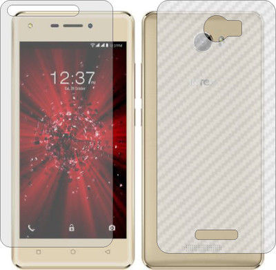 Mobling Front and Back Tempered Glass for INTEX ELITE E6(Pack of 2)