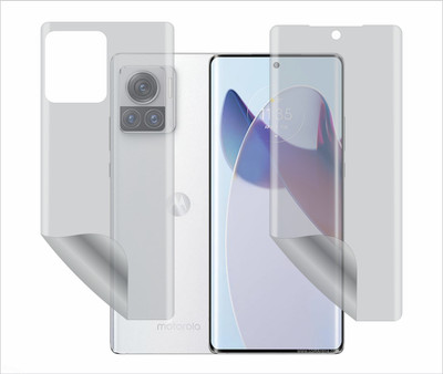 TELTREK Front and Back Screen Guard for MOTO X30 PRO (Edge to Edge Full Screen Protector)(Pack of 1)