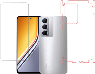 SPRITZEN Front and Back Screen Guard for realme P3x 5G, Transparent Glass, Back Screen Guard With Glossy Finish(Pack of 2)