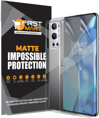FIRST MART Front and Back Screen Guard for OnePlus 9 Pro 5G, 1+ 9 Pro 5G, 4 Layer Unbreakable Membrane with Easy Installation(Pack of 1)