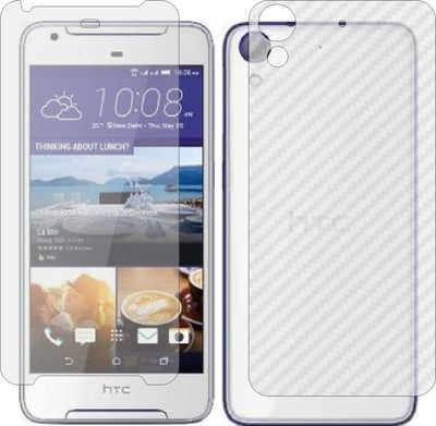 Mobling Front and Back Screen Guard for HTC DESIRE 628 (Front 9H Hardness Matte & Carbon Fiber Skin for Back)(Pack of 2)