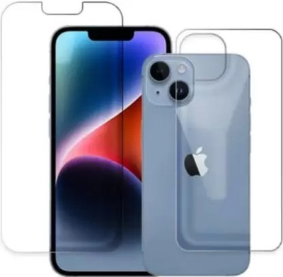 LIGHTWINGS Front and Back Screen Guard for APPLE IPHONE 14 PLUS FRONT AND BACK (P-2)(Pack of 2)