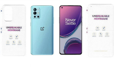VOSKI Front and Back Screen Guard for OnePlus 8T Matte Finish Unbreakable Membrane Front Back Screen Guard(Pack of 1)