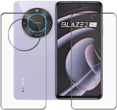 tombik Front and Back Screen Guard for XzW211-Lava Blaze 2 5G(Pack of 2)