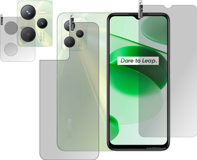 chakoor Front and Back Screen Guard for REALME C35(Pack of 3)
