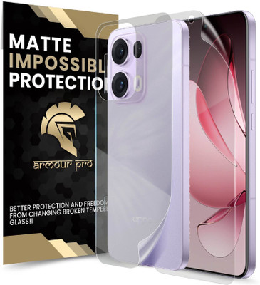 ArmourPro Front and Back Screen Guard for Oppo Reno 13 Pro 5G, Oppo Reno 13 Pro, Reno 13 Pro 5G, Unbreakable Nano Fiber Membrane with Easy Installation(Pack of 1)