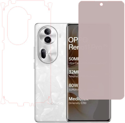 VAYUVAULT Front and Back Screen Guard for OPPO Reno11 Pro 5G(Pack of 2)