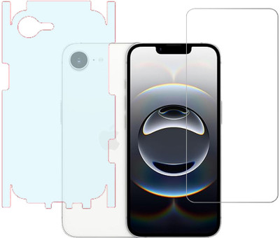 SPRITZEN Front and Back Screen Guard for Apple iPhone 16e(Pack of 2)