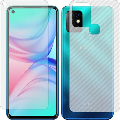 Mobling Front and Back Tempered Glass for INFINIX HOT 10(Pack of 2)