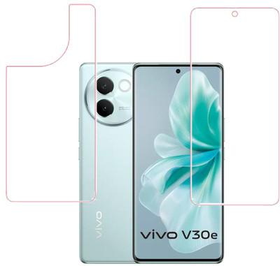 KARTRAY Front and Back Screen Guard for Vivo V30e 5G, Clear(Pack of 2)