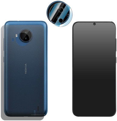 Enlinea Front and Back Screen Guard for Nokia C20 Plus Front+Back+Camera (Matte)(Pack of 3)