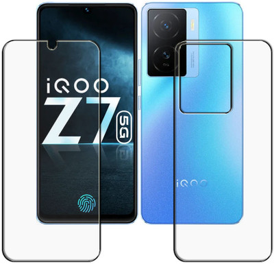 tombik Front and Back Screen Guard for AA51-Vivo iQOO Z7 5G-FB(Pack of 2)