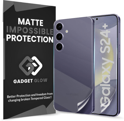 Gadget Glow Front and Back Screen Guard for Samsung Galaxy S24 Plus 5G, Samsung S24 Plus 5G, S24 Plus 5G, ( Not a Tempered Glass, it’s a Matte Nano Fiber Guard)(Pack of 1)