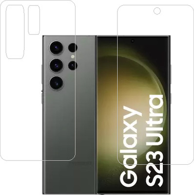HOBBYTRONICS Front and Back Screen Guard for Samsung S23 Ultra(Pack of 1)