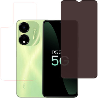 KARTRAY Front and Back Screen Guard for itel P55 5G(Pack of 2)