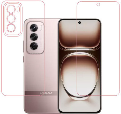 HOBBYTRONICS Front and Back Screen Guard for OPPO RENO 12 PRO 5G, OPPO RENO12 PRO(Pack of 1)