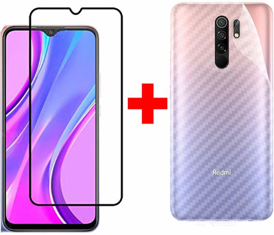 eZell Front and Back Screen Guard for Redmi 9 Prime(Pack of 2)