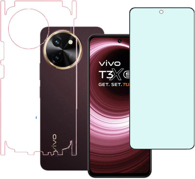 SPRITZEN Front and Back Screen Guard for Vivo T3x 5G(Pack of 2)