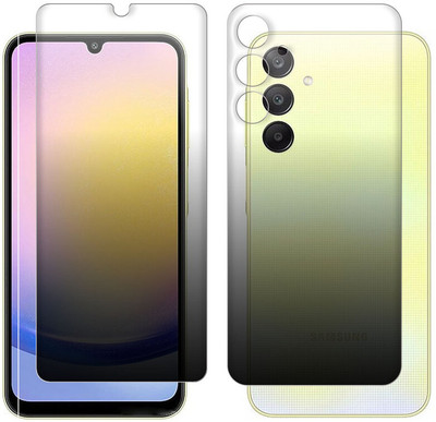 FCS Front and Back Screen Guard for Samsung Galaxy A25 5G Front+Back (Matte)(Pack of 2)