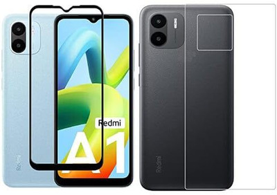 welldesign Front and Back Screen Guard for POCO C51, REDMI 12C(Pack of 1)