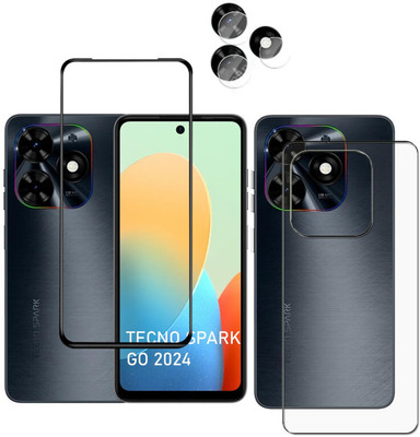 Olonga Front and Back Screen Guard for TECNO SPARK GO 2024(Pack of 3)