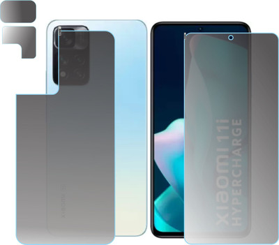 chakoor Front and Back Screen Guard for Xiaomi 11i HyperCharge 5G(Pack of 2)