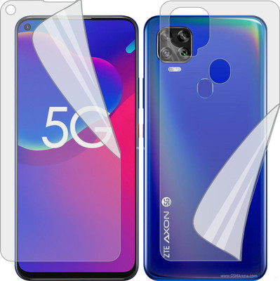 MOBART Front and Back Tempered Glass for ZTE AXON 11 SE (Edge To Edge TPU Full Coverage)(Pack of 1)