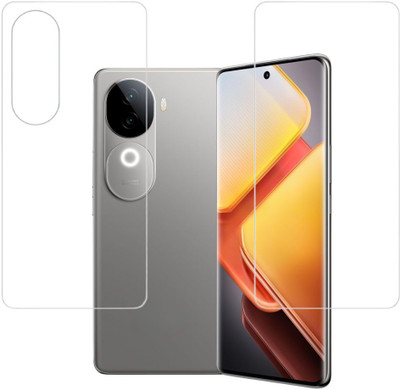 ISAAK Front and Back Screen Guard for iQOO Z9s 5G Unbreakable Front and Back Screen Guard (COMBO PACK)(Pack of 2)