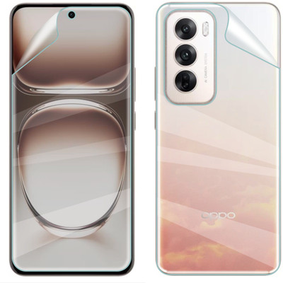 Ten To 11 Front and Back Screen Guard for Oppo Reno 12 5G, Ultra Thin Soft Hydrogel TPU Screen Guard for Oppo Reno 12 5G(Pack of 2)