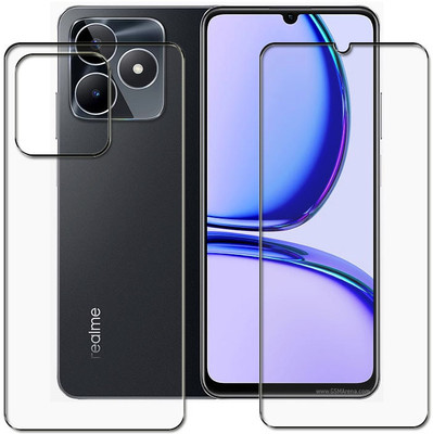 tombik Front and Back Screen Guard for av116-Realme C53 -fb-lens(Pack of 2)