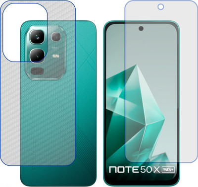 TELTREK Front and Back Screen Guard for Infinix Note 50x 5G(Pack of 2)