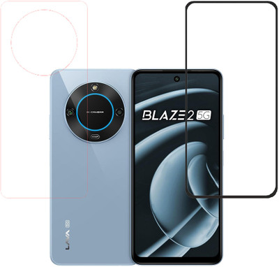 KARTRAY Front and Back Screen Guard for Lava Blaze 2 5G(Pack of 2)