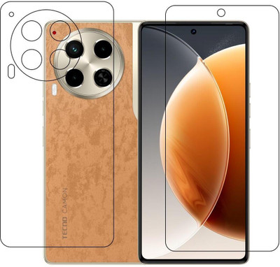 DVMART Front and Back Screen Guard for Tecno Camon 30 9H Crystal Clear(Pack of 1)