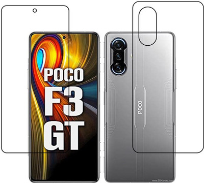 DVTECH Front and Back Screen Guard for Xiaomi Poco F3 GT(Pack of 1)