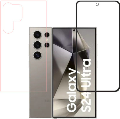 KARTRAY Front and Back Screen Guard for SAMSUNG Galaxy S24 Ultra 5G(Pack of 2)