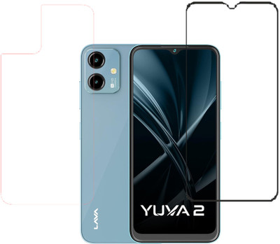 SPRITZEN Front and Back Screen Guard for Lava Yuva 2(Pack of 2)