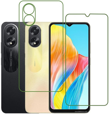 DVTECH Front and Back Screen Guard for DVTECH Oppo A38 Protective Compatible Mobile Screen Protector For (Not a Tempered glass)(Pack of 1)