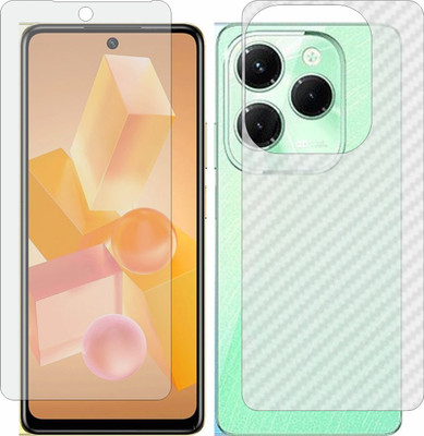 ZINGTEL Front and Back Screen Guard for Infinix Hot 40 Pro X6837(Pack of 2)