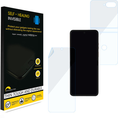 KUBERAN Front and Back Screen Guard for Motorola razr 2024, Invisible Screen Protector / Body Protector, Scratch Guard, With installation kit(Pack of 1)