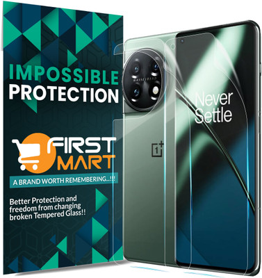 FIRST MART Front and Back Screen Guard for OnePlus 11 5G, 1+ 11 5G, 4 Layer Unbreakable Membrane with Easy Installation(Pack of 1)